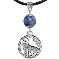 Амулет Волк (защита, сила, победа), содалит MKA30-07