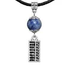 Амулет Счеты (богатство), содалит MKA30-21