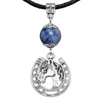 Амулет Подкова (счастье), содалит MKA30-31