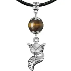 Амулет Лиса (страсть, интуиция), тигровый глаз MKA31-03