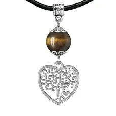 Амулет Дерево любви (любовь, семья), тигровый глаз MKA31-06