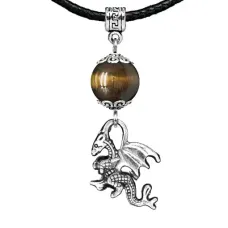 Амулет Дракон (удача, могущество, успех), тигровый глаз MKA31-25