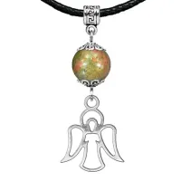 Амулет Ангел-хранитель (защита), унакит MKA32-05