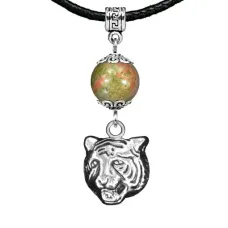 Амулет Тигр (защита, сила, победа), унакит MKA32-10