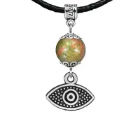 Амулет Глаз (от сглаза и порчи), унакит MKA32-11