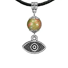 Амулет Глаз (от сглаза и порчи), унакит MKA32-11