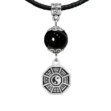 Амулет Багуа (защита от негативной энергии), черный агат MKA33-34