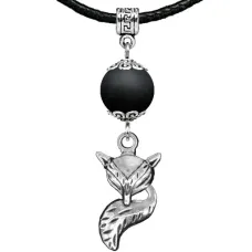 Амулет Лиса (страсть, интуиция), шунгит (синт.) MKA34-03