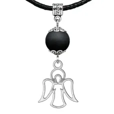 Амулет Ангел-хранитель (защита), шунгит (синт.) MKA34-05