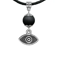 Амулет Глаз (от сглаза и порчи), шунгит (синт.) MKA34-11