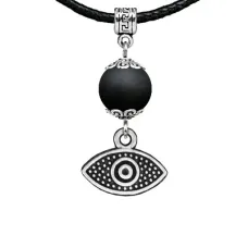 Амулет Глаз (от сглаза и порчи), шунгит (синт.) MKA34-11