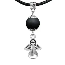 Амулет Ангел-хранитель (защита), шунгит (синт.) MKA34-17