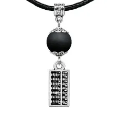 Амулет Счеты (богатство), шунгит (синт.) MKA34-21