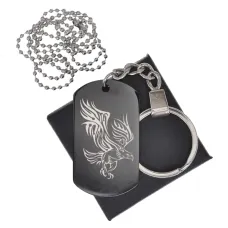 Черный жетон Хищная птица BKZB-430