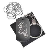 Черный жетон Волк BKZB-441