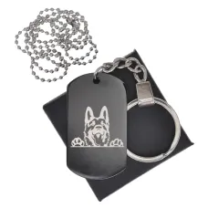 Черный жетон Овчарка BKZB-442