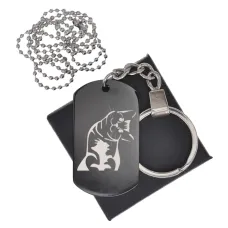 Черный жетон Кошка BKZB-445