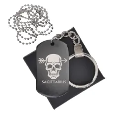 Черный жетон Знаки Зодиака Стрелец BKZB-514