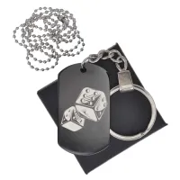 Черный жетон Игральные кости BKZB-534