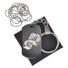 Черный жетон Игральные кости BKZB-534