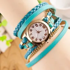 Часы - браслет, цвет бирюзовый WA042-B
