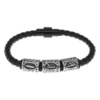 Браслет с рунической формулой Зеркальный личный амулет BSX04-06