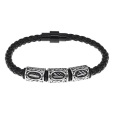 Браслет с рунической формулой Зеркальный личный амулет BSX04-06