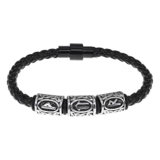 Браслет с рунической формулой Привлечение денег BSX04-07