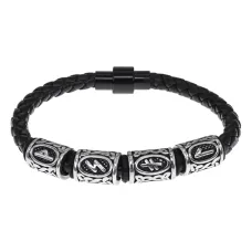 Браслет с рунической формулой Привлечение богатства BSX04-11