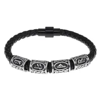 Браслет с рунической формулой Благополучие и успех BSX04-16