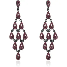 Серьги Вечерние, цвет розовый UD004-g