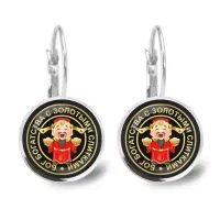 Серьги Бог богатства SEAP-0047