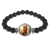 Браслет из лавы, Год Лошади C0901003