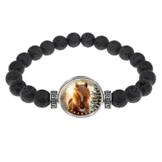 Браслет из лавы, Год Лошади C0901003