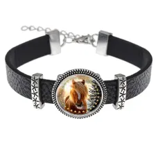 Кожаный браслет, Год Лошади C0901011