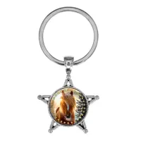 Звезда-брелок, металл, Год Лошади C0901065