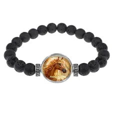 Браслет из лавы, Год Лошади C0902003