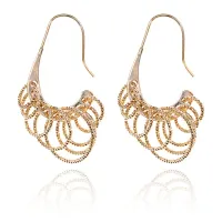 Серьги Вечерние, цвет золотой UD037-g