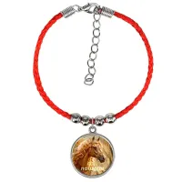 Браслет из красного шнура, Год Лошади C0902047