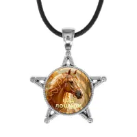 Звезда-кулон, металл, Год Лошади C0902064