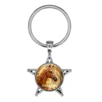 Звезда-брелок, металл, Год Лошади C0902065