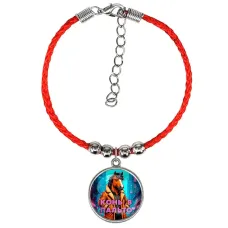 Браслет из красного шнура, Конь в пальто C0903047