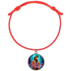 Браслет из красного шнура, Конь в пальто C0903052