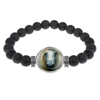 Браслет из лавы, Лошадка в тумане C0904003