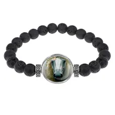 Браслет из лавы, Лошадка в тумане C0904003