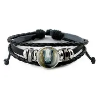 Кожаный браслет, Лошадка в тумане C0904012