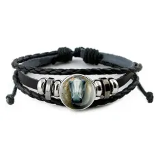 Кожаный браслет, Лошадка в тумане C0904012