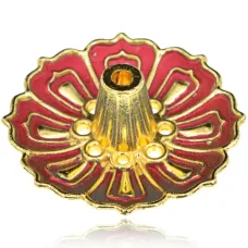 Подставка для благовоний Лотос, цвет красный PBK038-2