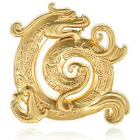 Подставка для благовоний Дракон, цвет золотой PBK043-G