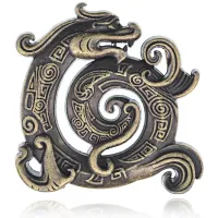 Подставка для благовоний Дракон, цвет бронзовый PBK043-B